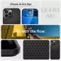 Spigen Liquid Air, matte black - iPhone 14 Pro Max