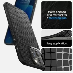 Spigen Skystas oras, matinis juodas - iPhone 14 Pro Max