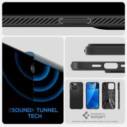 Spigen Skystas oras, matinis juodas - iPhone 14 Pro Max