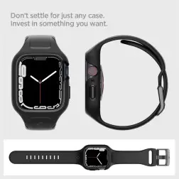 Spigen Skystas Oro Pro, juoda - Apple Watch 9/8/7 41mm