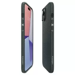 Spigen Liquid Air, abyss green - iPhone 15