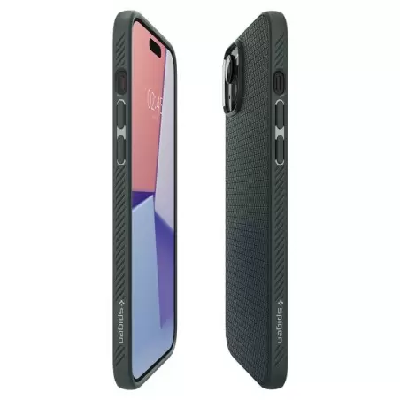 Spigen Liquid Air, abyss green - iPhone 15
