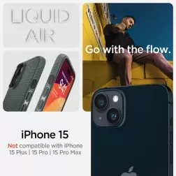 Spigen Skystas oras, geltonažalia - iPhone 15