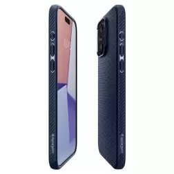 Spigen Liquid Air, navy blue - iPhone 15 Pro Max