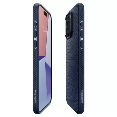 Spigen Liquid Air, tumši zils - iPhone 15 Pro Max