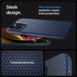 Spigen Liquid Air, mėlyna - iPhone 15 Pro Max