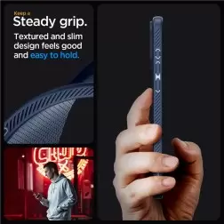 Spigen Liquid Air, mėlyna - iPhone 15 Pro Max