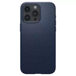 Spigen Liquid Air, navy blue - iPhone 15 Pro Max