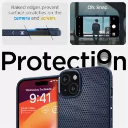 Spigen Skystas oras, tamsiai mėlyna - iPhone 15