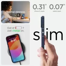 Spigen Skystas oras, tamsiai mėlyna - iPhone 15