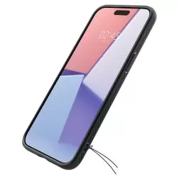 Spigen Skystas oras, matinis juodas - iPhone 15 Pro Max