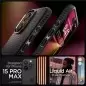 Spigen Liquid Air, matte black - iPhone 15 Pro Max