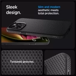 Spigen Skystas oras, matinis juodas - iPhone 15 Pro Max