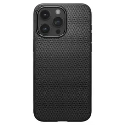Spigen Liquid Air, matte black - iPhone 15 Pro Max