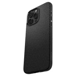 Spigen Liquid Air, matte black - iPhone 15 Pro Max