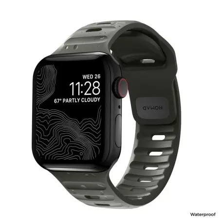 Nomad Sport Strap M/L, green - Apple Watch 49mm/46mm/45mm/44mm/42mm
