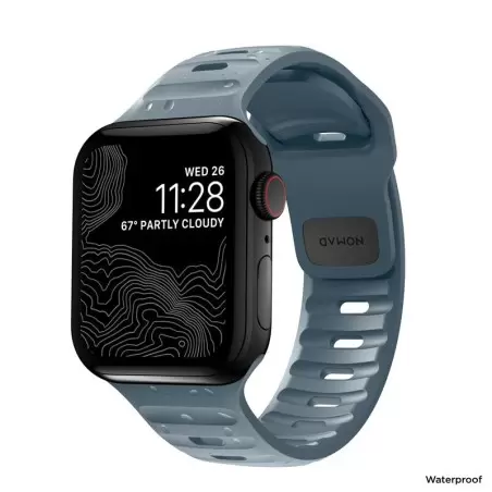 Nomad Sport Strap M/L, blue - Apple Watch 49mm/46mm/45mm/44mm/42mm