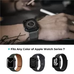 Pitaka Air case, black/grey - Apple Watch 9/8/7 45 mm