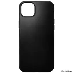 Nomad Modern Leather MagSafe Case, black - iPhone 14 Plus